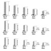 M2 M2.6 M3 Screws Set, 890 Pieces Self-Tapping Screws, Flat