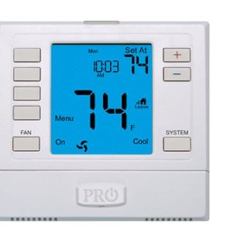 Pro1 IAQ t755s Sensor Compatible visualización táctil 3 caliente/2 fría 7 días termostato con visualización de 15.2 cm