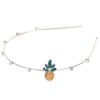 ZOONAI Women Girls Pineapple Leaf Headband Headband Accessories (Pineapple)