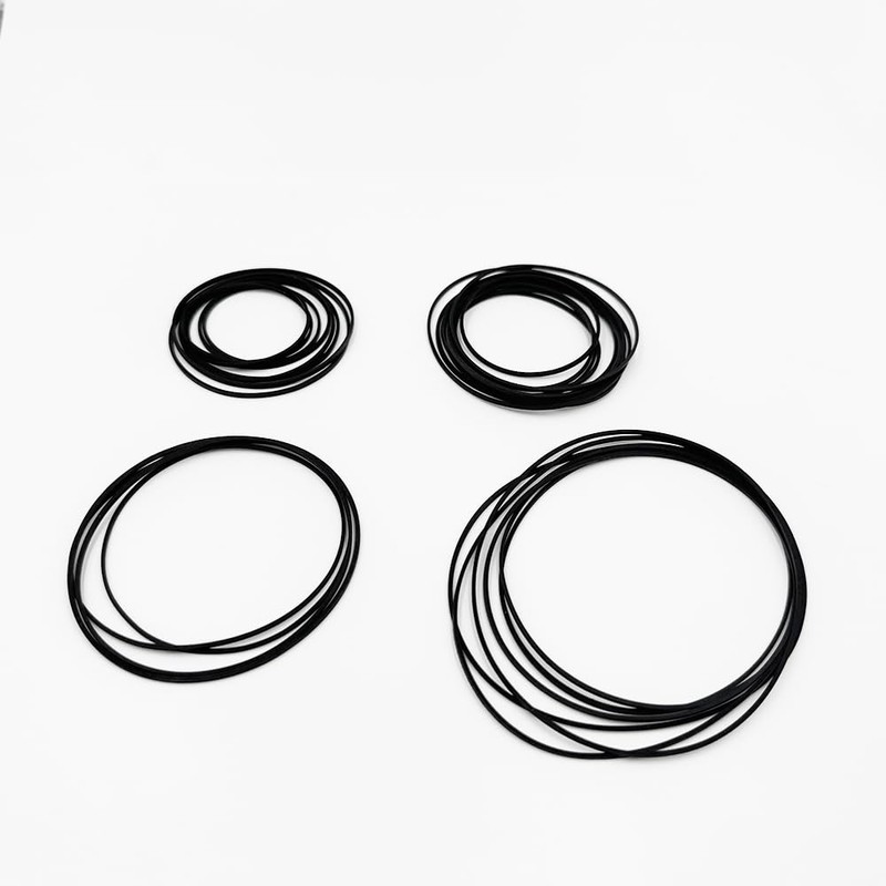28PCS Pulley Belts Engine Drive Belt Rubber Transmission Belt for