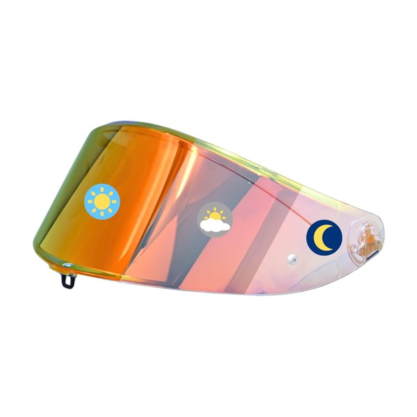 Logto Photochromic Visor Compatible With K1S,K1,K5,K5S,PISTA GP RR,Corsa-R,K6,K6S,K3SV,New K3 Helmet
