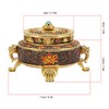 Trinket Incense Burner with Lid Handcraft Antique Polished Process for