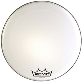 Remo Powermax 2 Ultra White Crimplock Bass Drumhead, 14" (PM2014-MP-U)