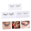 Mikinona Fashionable 3 Sets False Lashes Sequins Natural Curl Enhance