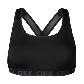 Wacoal HTY128 Women's Sports Bra, 5-Way Support, Cross-Back Style, Sweat Absorbent, Quick Drying, Wireless, Marathon, BL