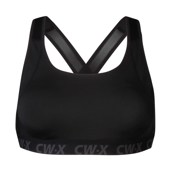 Wacoal HTY128 Women's Sports Bra, 5-Way Support, Cross-Back Style, Sweat Absorbent, Quick Drying, Wireless, Marathon, BL
