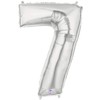 Betallic 15847SB Number 7-Silver Megaloon, 40"