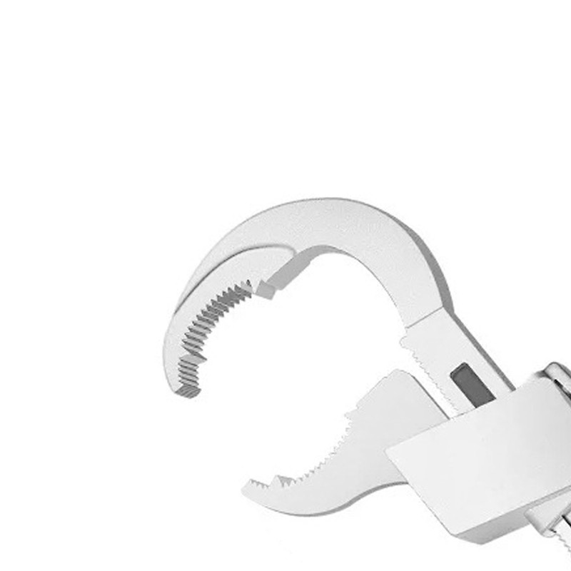 Bathroom Wrench Set Aluminum Alloy Adjustable Large Opening Arc Teethed