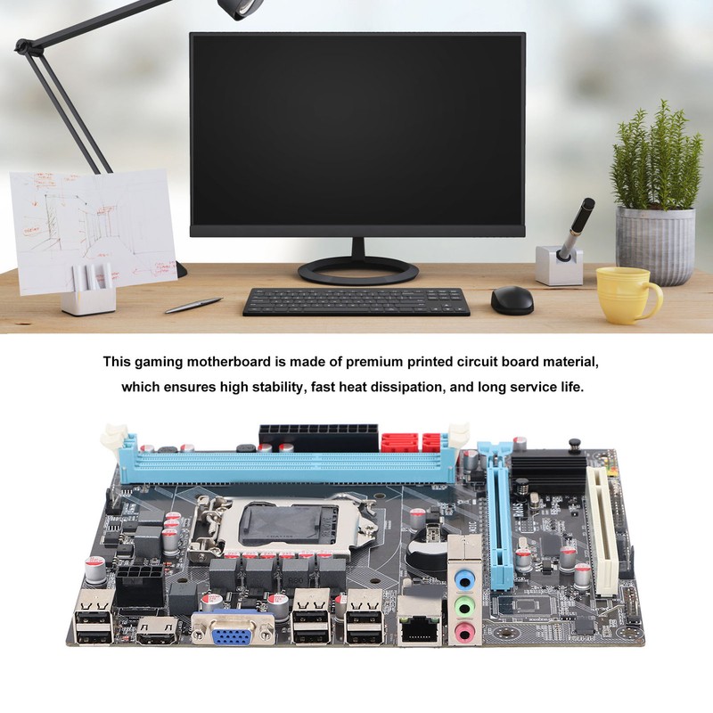 DDR3 Motherboard 1 PCIex16 4 SATA2.0 DDR3 6 USB2.0 1000M