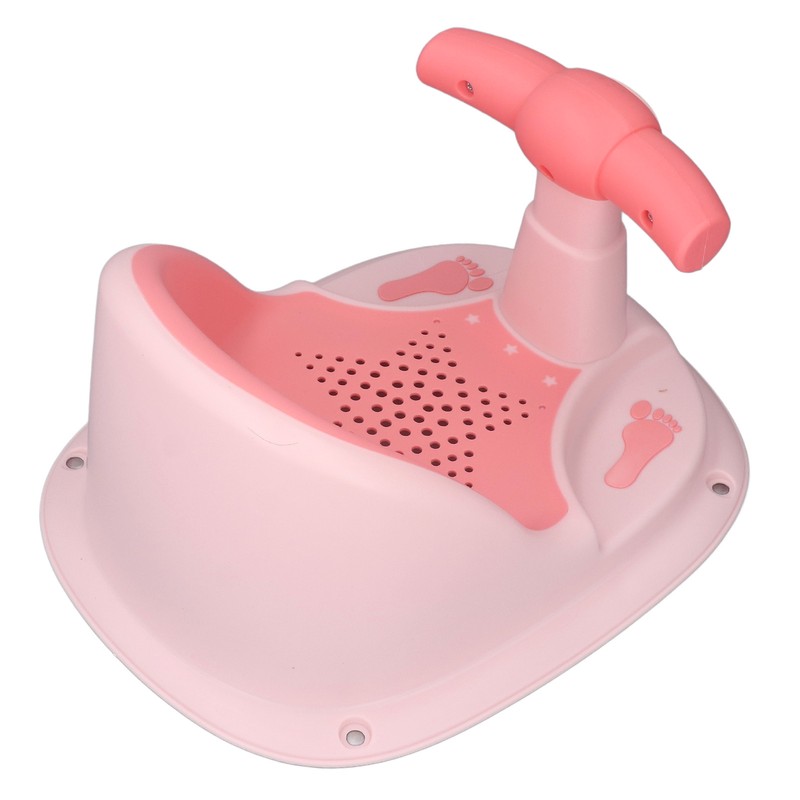Infant Bath Seat with Backrest Strong Suction Cup Ergonomic Anti