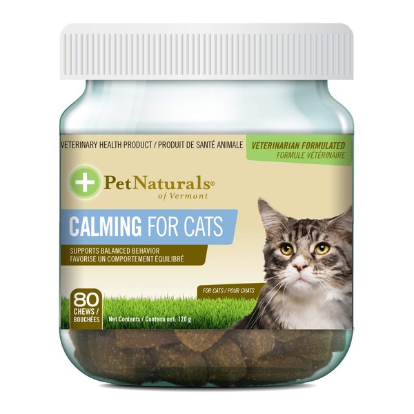 PET NATURALS Calming for Cats, Behavioral Support Supplement, Chicken Liver