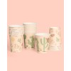 xo, Fetti Party Decorations Western Paper Gold Foil Cups -