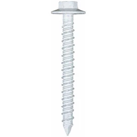 Maxi-Set Tapcon Hex Head Concrete Anchors White - 100 PCS (1/4 X 1 3/4”)