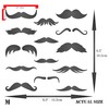 Mustache Stencil 6.5 x 6.5 Inch (M) - Mixed Media