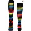 Mysocks Unisex Knee Stockings Long Socks Striped, Made of Extra