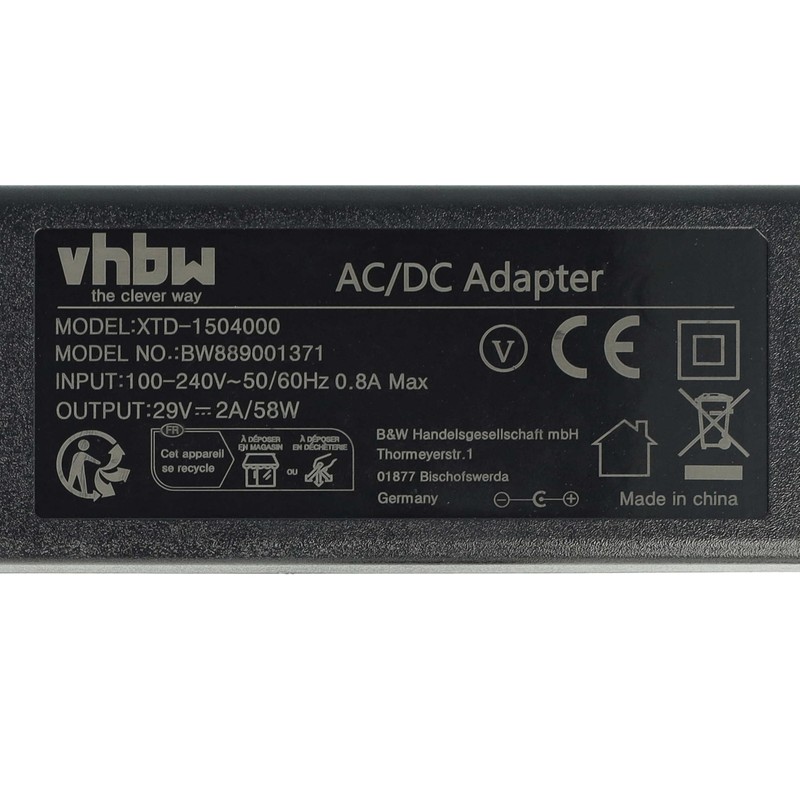 vhbw Power Supply Compatible with Limoss SP2 -B, SP2-B1 Reclining