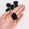 Disnace 12 Pack Foam Microphone Windscreen, Microphone Sponge Foam Covers,