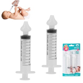 Nasal Irrigator for Baby,Syringe Nasal Irrigator,10ml Nasal Irrigator Portable Infant Nose Cleaner Nose Aspirator for Baby Fast All Natural Relief-Nasal Irrigation/Nasal Spray（White）