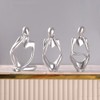Decorative Thinker Statue, Abstract Art Sculpture, Resin Figurine for Home