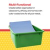 School Smart Sturdy Plastic Storage Tray, Multifunctional Design for Classroom,