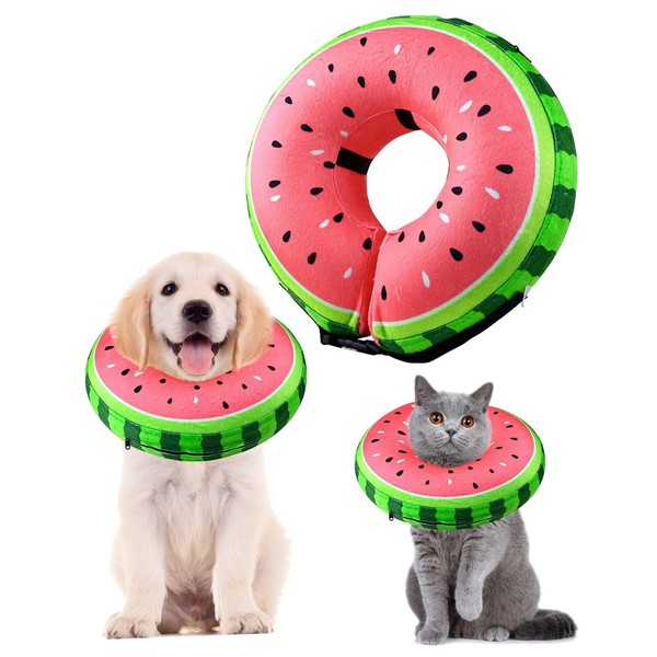 Dog Cone Collar, FWLWTWSS Inflatable Dog Collar Buster Collars for