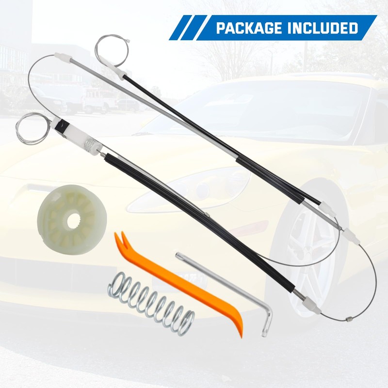 MOTOQUEEN Front Driver for Corvette Window Regulator Repair