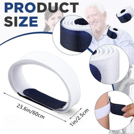 Niuhong Urine Bag Tube Holder Fixation Straps Catheter Catheter Fixation Adjustable Strap Leg Urine Drainage Bag Leg Band Catheter Bands Protective Belt Support Catheter Accessories (2)