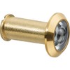 ABUS 2203 Gold Door Viewer with Privacy Screen, Wide Angle