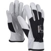 HandschuhMan. OX-ON Stone Work Gloves Soft Leather Gloves with Spandex