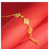 AILONMEI Gold Adjustable Bracelet For Women, Cute Charm Dainty Bracelets