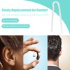 10pcs Hearing Aid Tubes,Lightweight Hearing Aid Tubes NHS, Suitable for