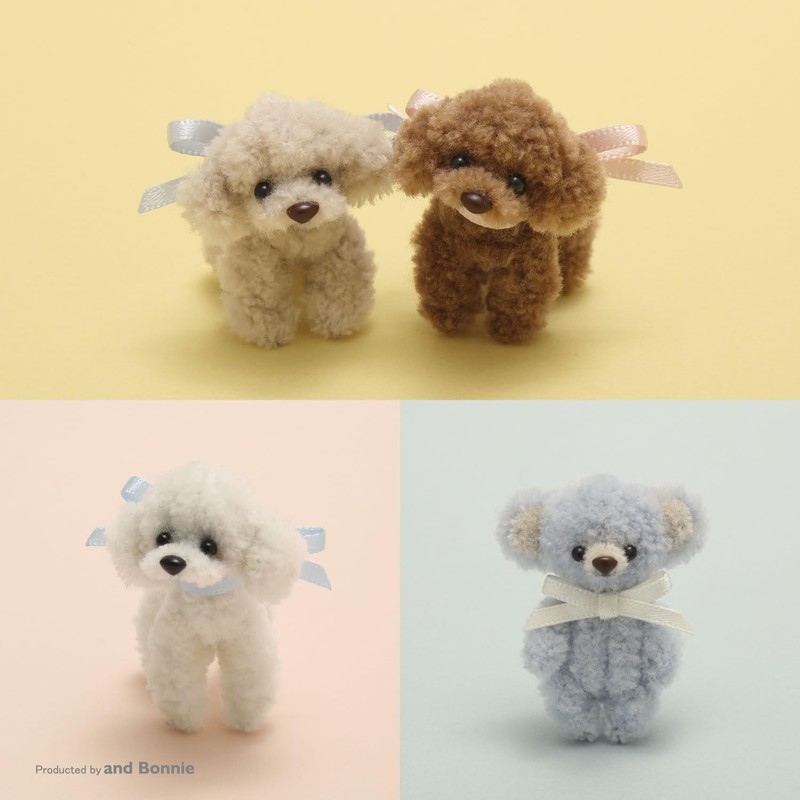 Kiyohara MOFK-01 Mofumofu Mole Miniature Petit Bear Kit PT Peach