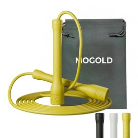 Cuerda de saltar de entrenamiento de PVC de 5 mm, longitud ajustable con asas inastillables, ideal para principiantes y atletas avanzados, fitness, ca