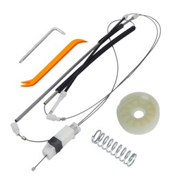 MOTOQUEEN Front Driver for Corvette Window Regulator Repair