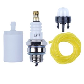 Primer Bulb Fuel Hose Line Filter Spark Plug Kit for Husqvarna Craftsman McCulloch Chainsaw Brushcutter Trimmer Strimmer Blower