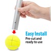 Top Glides Precut Walker Tennis Ball Glides - Yellow -