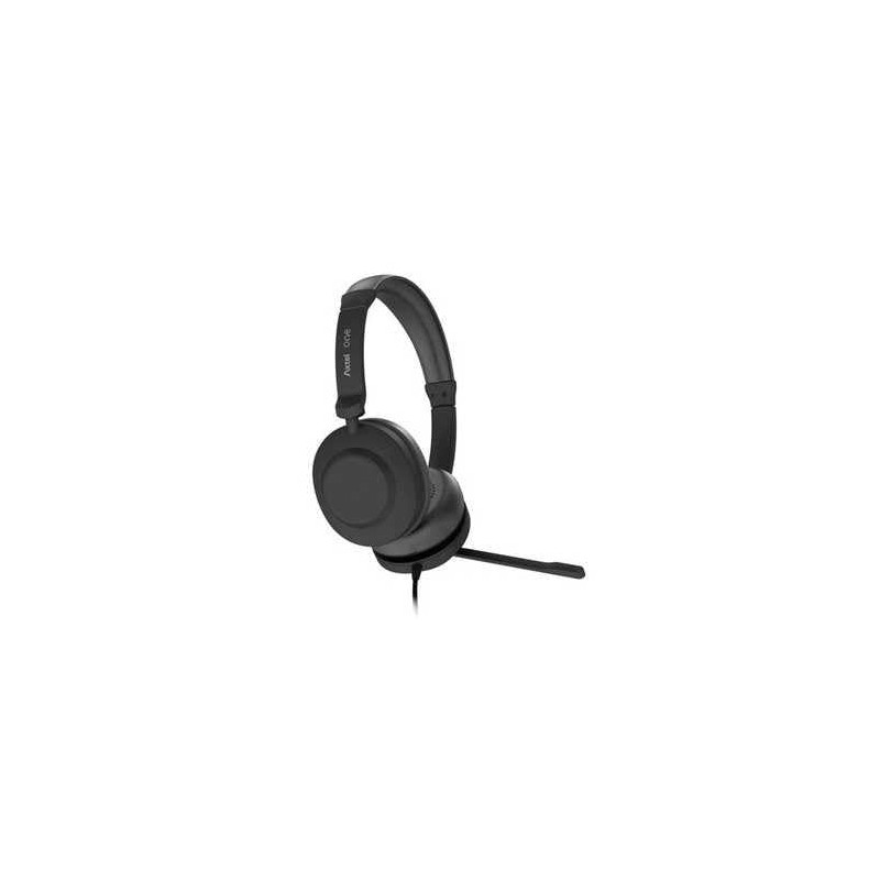 Smart Tech Headphones with Headband - Black
