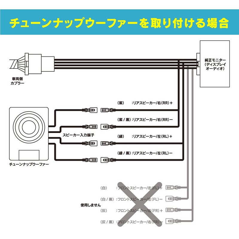 Speaker Output Removal Cable (BH10 Toyota DA)