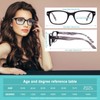 BLOEXCLU 6 Pack Reading Glasses for Women Men Blue Light