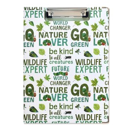 St. Lady's Eric Carl Clipboard, NATURE LOVER White [ST-ZE0018] Compatible with A4 Size