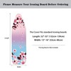Oamsistay Cherry Blossom Ironing Board Cover and Pad 15 x