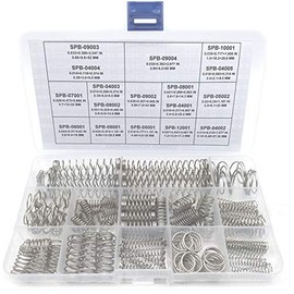 Compression Springs NEWST Spring Assortment Kit | Stainless Steel Springs | 17 Different Sizes 148 Piece Spring Assortment with Case