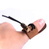 Namvo 2Pcs Archery Thumb Finger Tip Protector Leather Thumb Ring