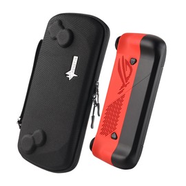 UYIYE Protective Case for Asus ROG Ally X 2024, 360° Hard Shell, Anti-Slip, Anti-Sweat Coating (Black Bag +RBCase)