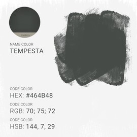 Chalk Shabby Line Vintage Effect Paint Water Based Indoor Outdoor Matte Appearance Storm Paint - Size 0.25 Litre