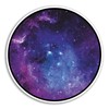 2 x 10cm Blue Purple Nebula Vinyl Stickers - Galaxy