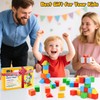 LovesTown Magnetic Building Blocks for Toddlers,Magnetic Cubes for Kids,STEM Montessori