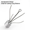Dr.Fish 5 Pack Spider Surf Fishing Weight Sputnik Sinker 1oz-8oz