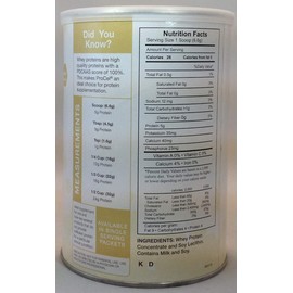 Being Well Essentials ProCel Whey Protein - 15g Protein - 100 Calories - 3 NET Carbs