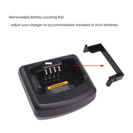 RLN6305 Charger for Motorola CP110 RDU2020 RDU4100 RDU4160D RDM2070D RDV2020 RDV5100
